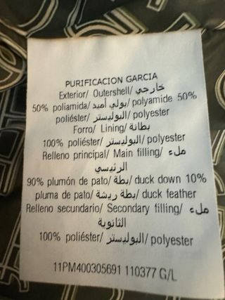 cazadora mujer Purificación García 