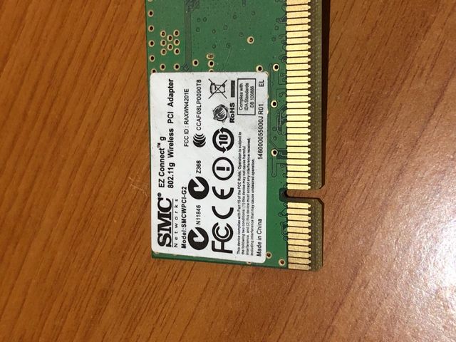 Tarjeta WiFi para PC sobremesa