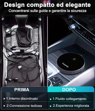 Adaptador CarPlay inalámbrico para coche