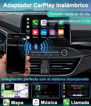 Adaptador CarPlay inalámbrico para coche