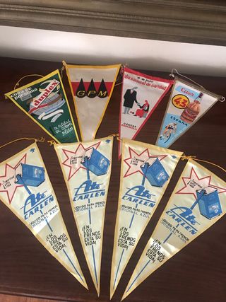 Banderines varios años 60
