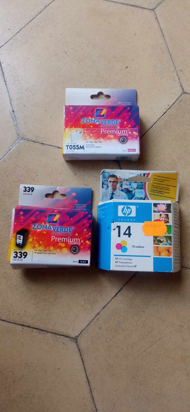 Cartucce HP nella loro confezione