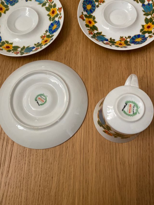tazas porcelana antiguas