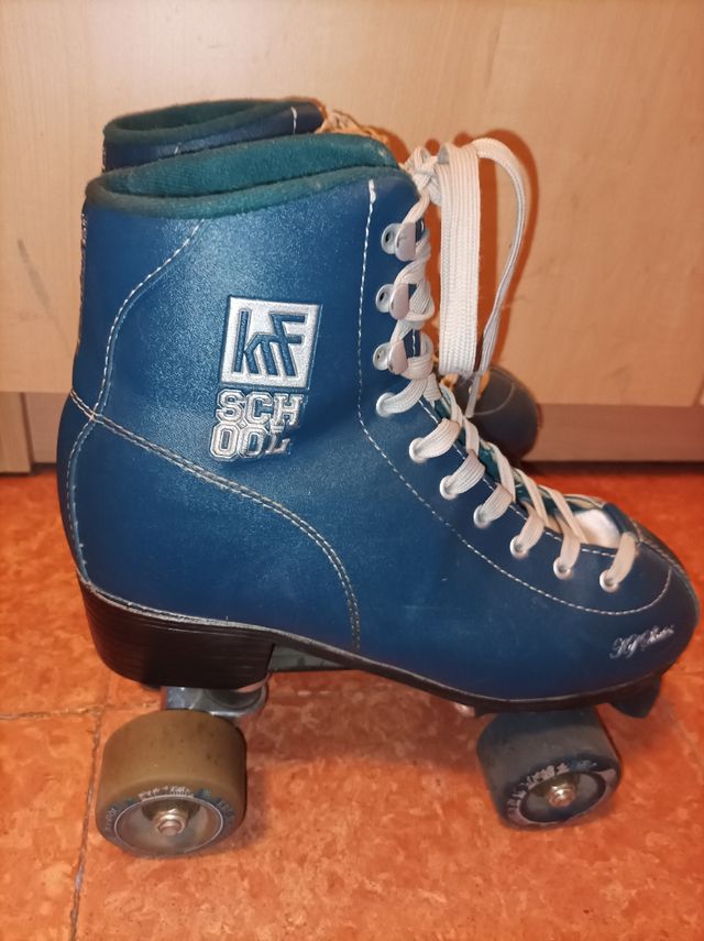 Patines krf school azules talla 40