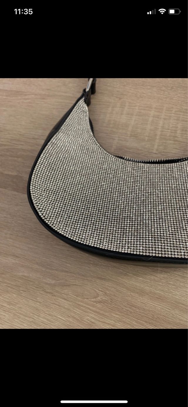 borsetta hobo brillantini