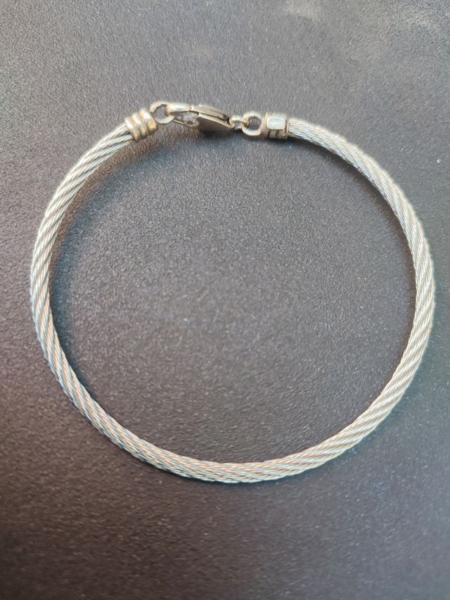 Bracciale "Corda intrecciata" in Argento