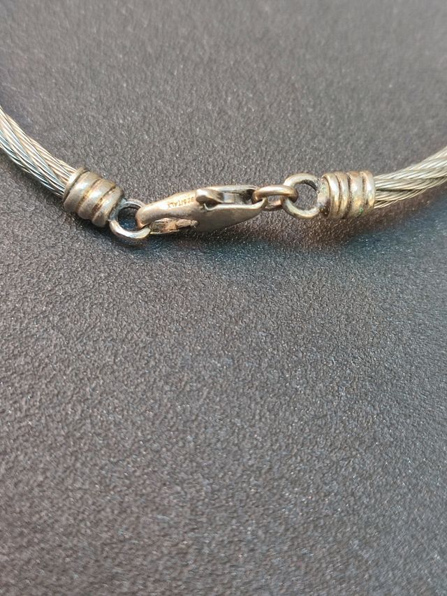 Bracciale "Corda intrecciata" in Argento