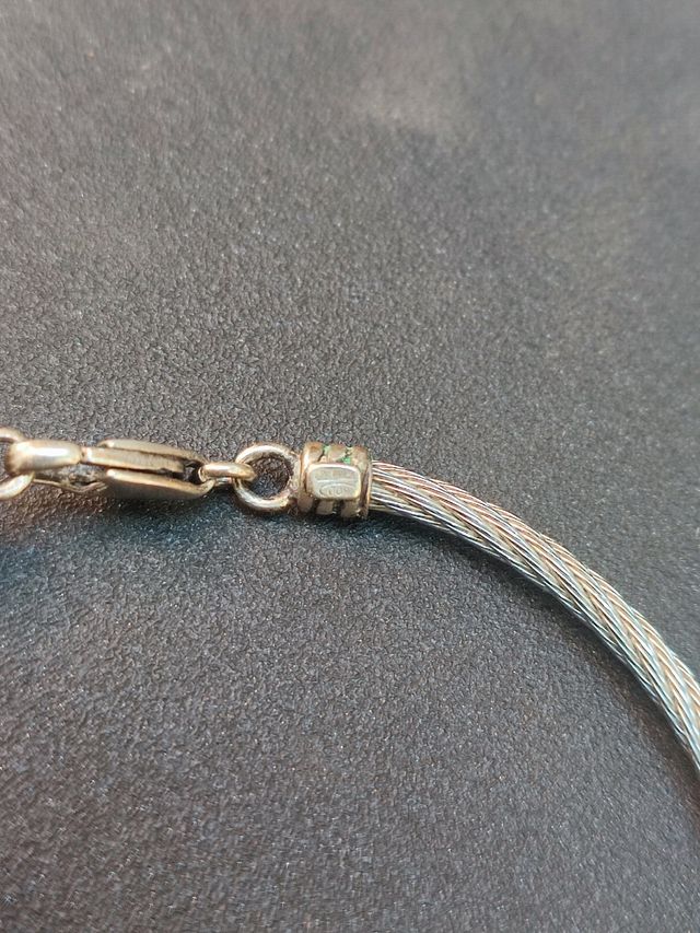 Bracciale "Corda intrecciata" in Argento