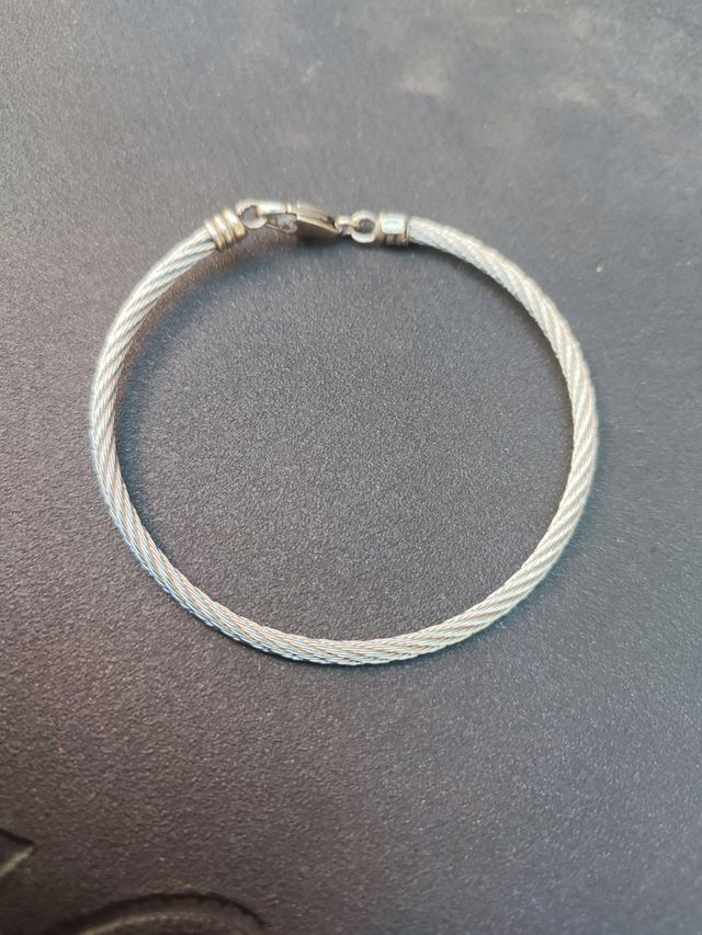 Bracciale "Corda intrecciata" in Argento