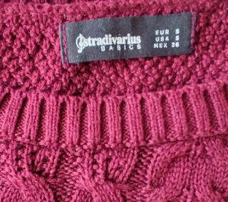 Jersey Stradivarius granate