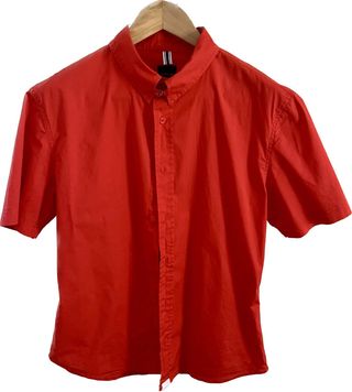 Camicia uomo manica corta in cotone Kelvin Klein