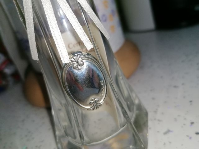 Bomboniera con inserto argento