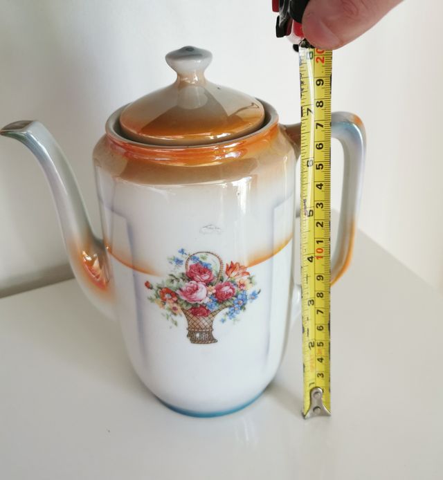 JUEGO DE CAFE Y SEIS TAZAS - ART DECO