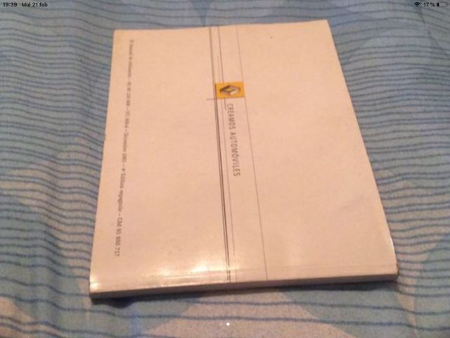 Renault tráfic manual de instrucciones año 2001