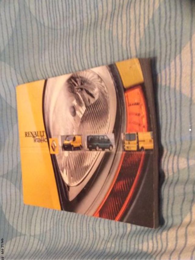 Renault tráfic manual de instrucciones año 2001