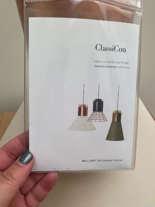 Lámpara de suspensión Bell Light de ClassiCon