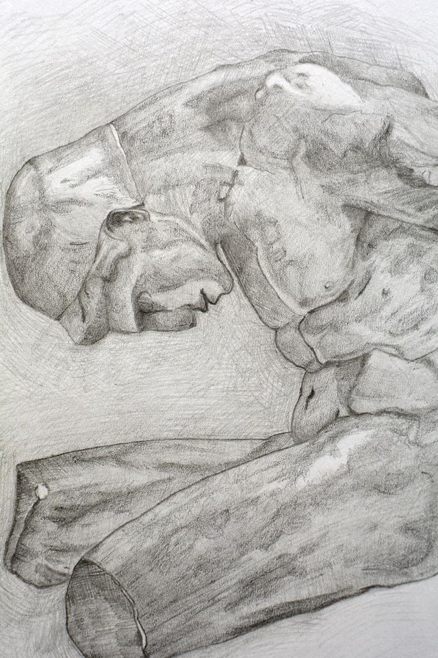 Schiavo, Quadretto in Grafite