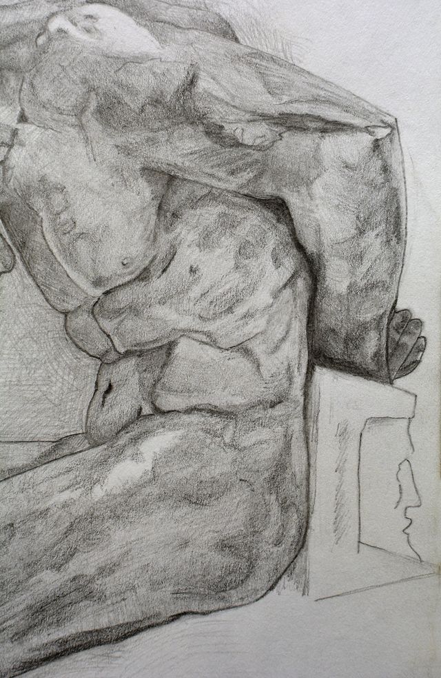 Schiavo, Quadretto in Grafite