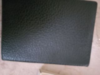 Vintage agenda de piel año 1975 Leader