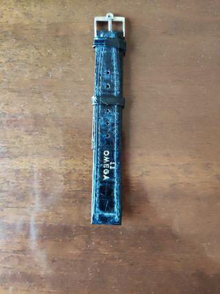 Correa cocodrilo reloj omega 18 mm