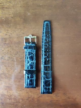 Correa cocodrilo reloj omega 18 mm