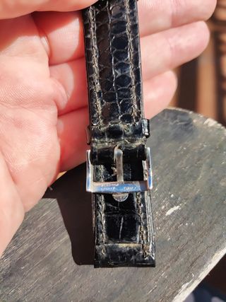 Correa cocodrilo reloj omega 18 mm