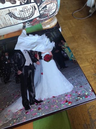 vestido de novia talla 38 en perfecto estado