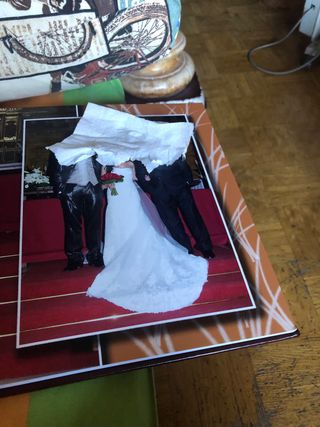 vestido de novia talla 38 en perfecto estado