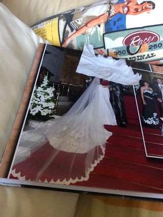 vestido de novia talla 38 en perfecto estado