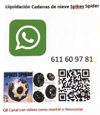 Cadenas nieve Spikes Spider Quick