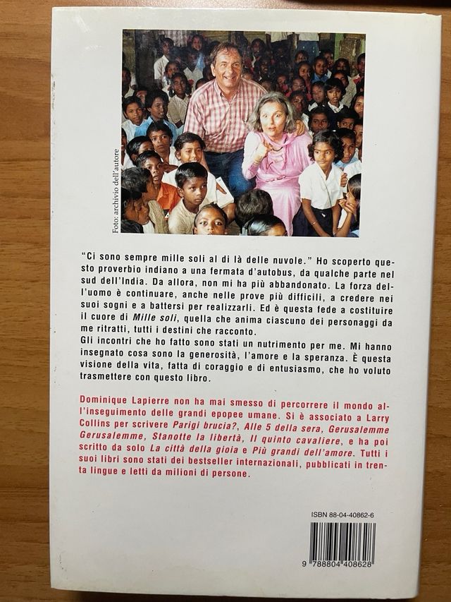 libro “Mille soli” di Dominique Lapierre