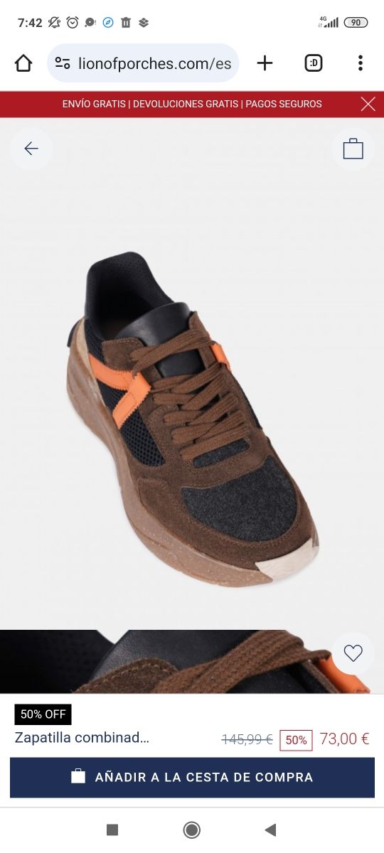 Deportivas Lion of Porches 36