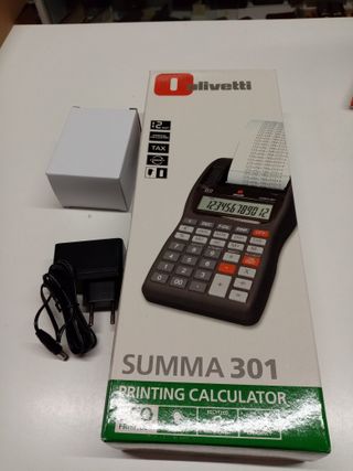 calcolatrice scrivente olivetti mod summa 301