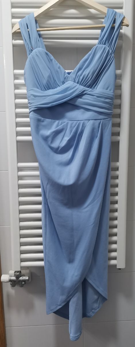 Vestido coctel azul