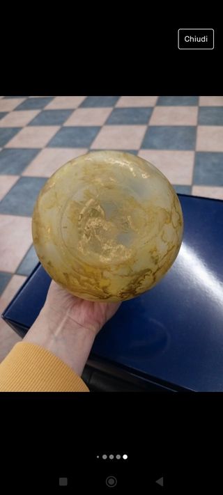 Bottiglietta ampolla dipinta a mano