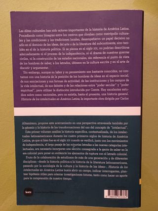 Historia de los intelectuales en América Latina. 