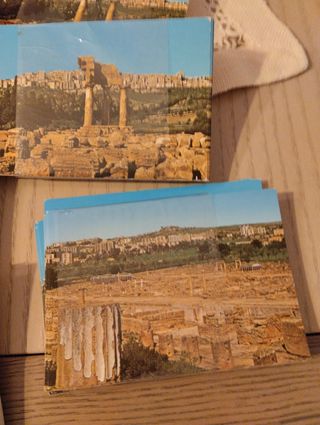 Lotto cartoline templi Agrigento . Vintage