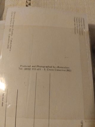 Lotto cartoline templi Agrigento . Vintage