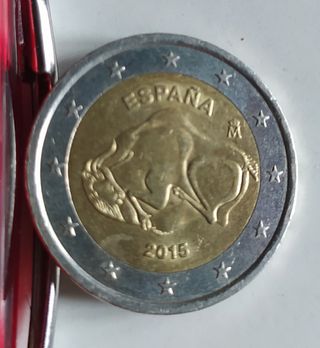 Moneda 2 Euros Altamira colección 