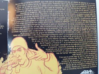 4 Cd + DVD Esencia Hip Hop