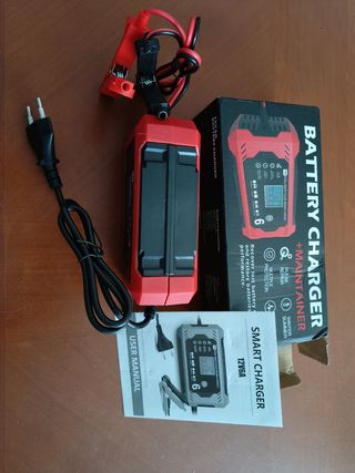 Cargador bateria coche