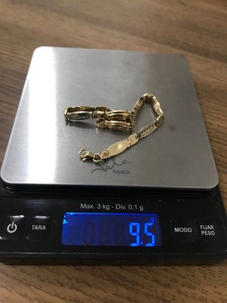 Pulsera oro 18k y diamantes espectacular