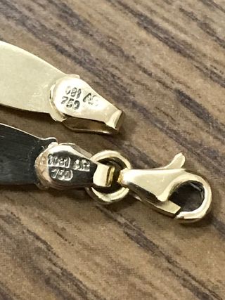 Pulsera oro 18k y diamantes espectacular