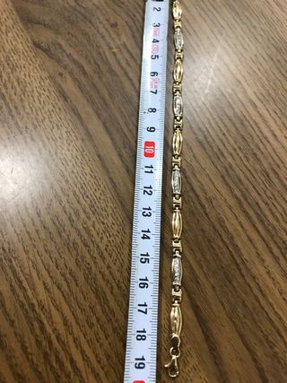 Pulsera oro 18k y diamantes espectacular