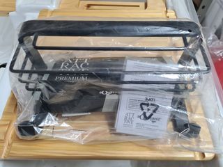 Mensola per doccia nero opaco