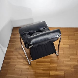 Poltrona DESIGN vintage anni 70’ pelle nera