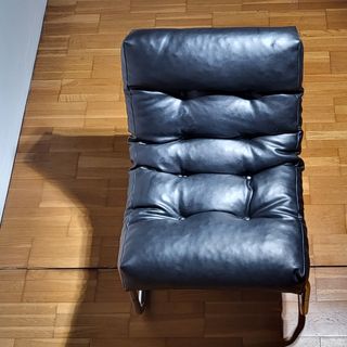 Poltrona DESIGN vintage anni 70’ pelle nera