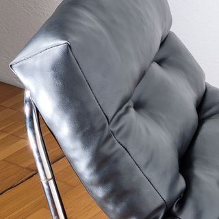 Poltrona DESIGN vintage anni 70’ pelle nera