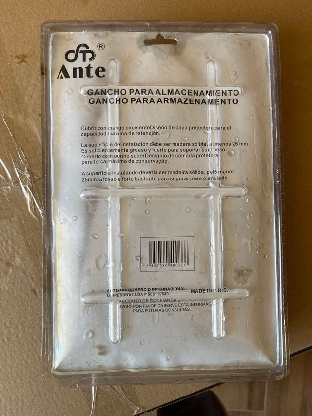 gancho almacenamiento , gancho de pared