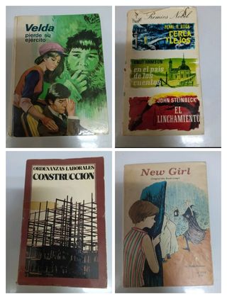 Lote de 4 libros antiguos